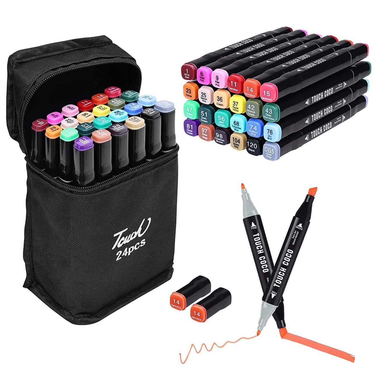 24 PCS COLOR