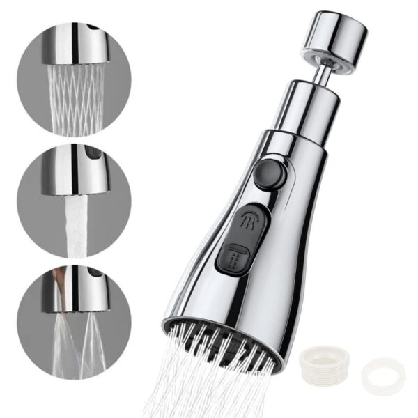 Water Faucet - 360 Degree 3 Mode Faucet