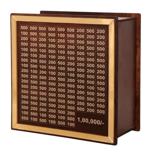 WOODEN COIN PIGGY BANK MONEY BOX - Image 6