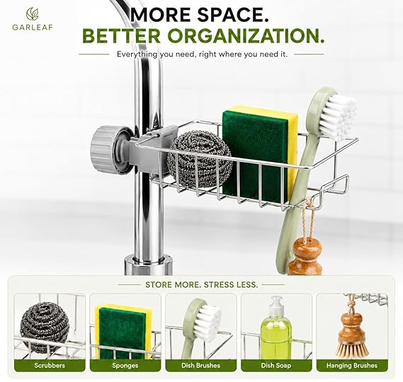 Sink faucet Stand - Sink Caddy Organizer - Image 2