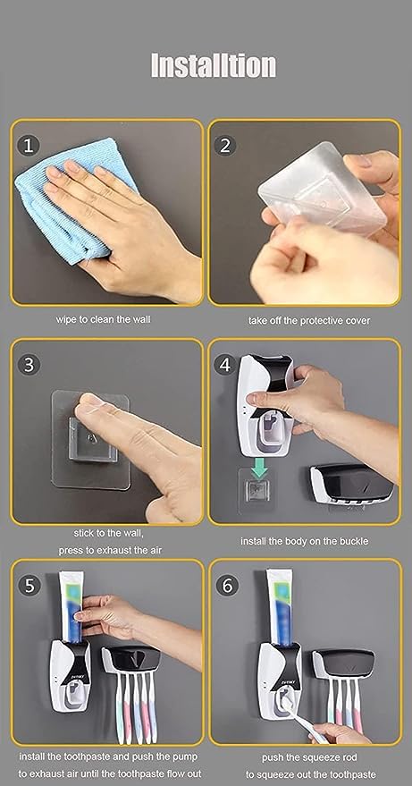 5 Hole Toothbrush Holder - Image 6