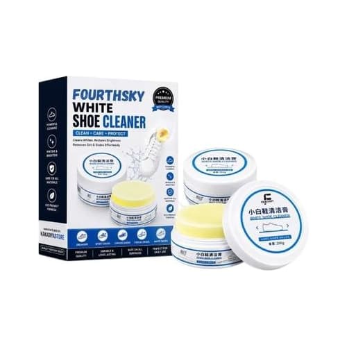 Shoe Cleaner Cream with Sponge - Image 7