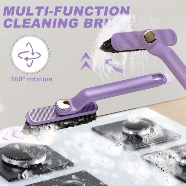 Multi-Function Rotating Crevice Cleaning Brush